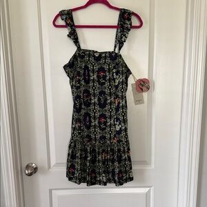 Floral Print Sleeveless Dress